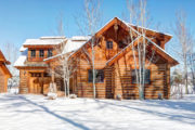 Idaho log cabin home in the snow – How to market your vacation rental