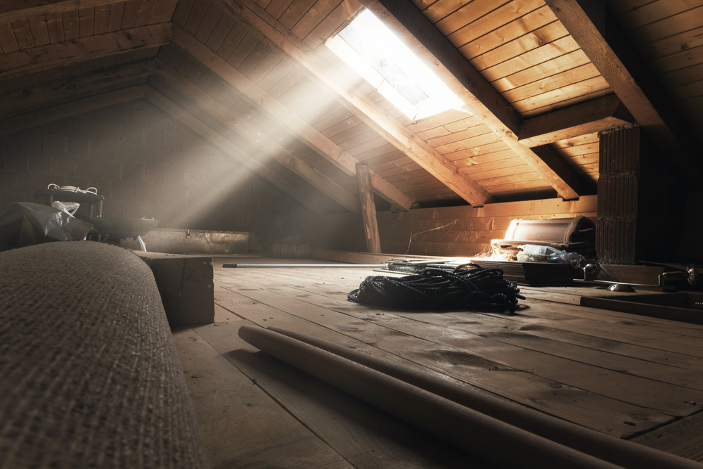 dusty attic, cleaning tips