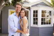 happy couple, new house, summer real estate market